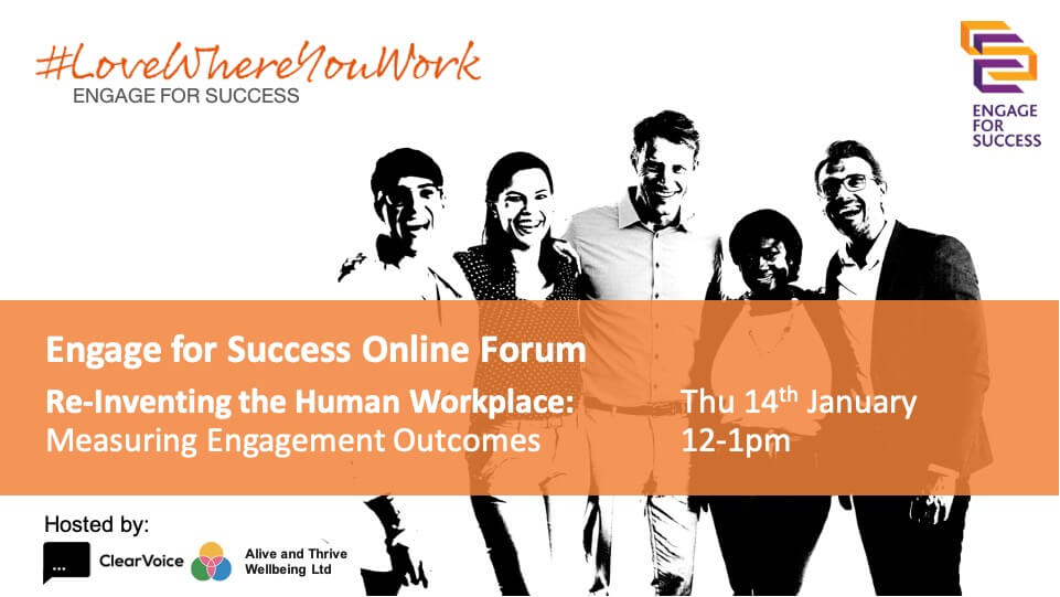 Measuring Engagement Outcomes, Virtual Engagement, Virtual Experience, People Analytics, EFS Online Forum 14 January