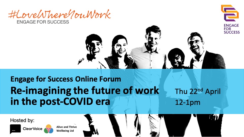 Re-imagining the future of work in the post-COVID era - Webinar